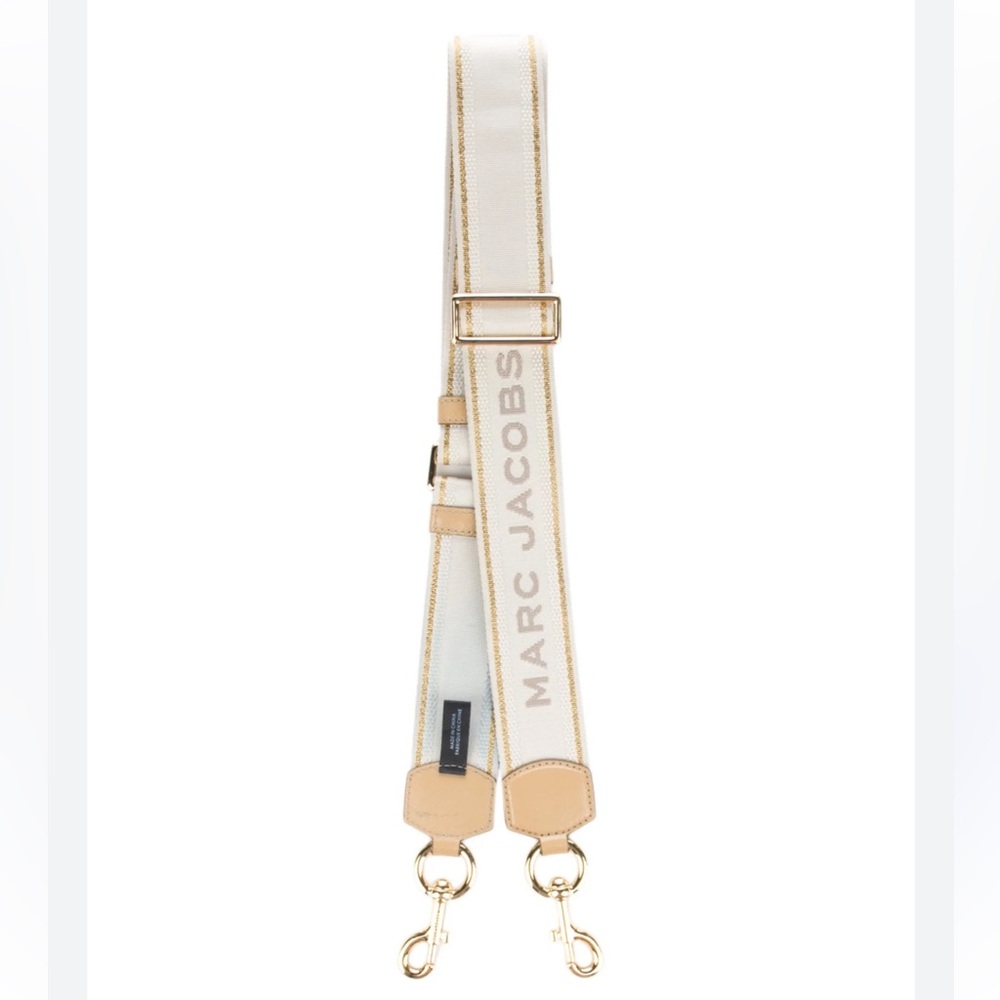 Marc Jacobs Purse Strap - Gold & White